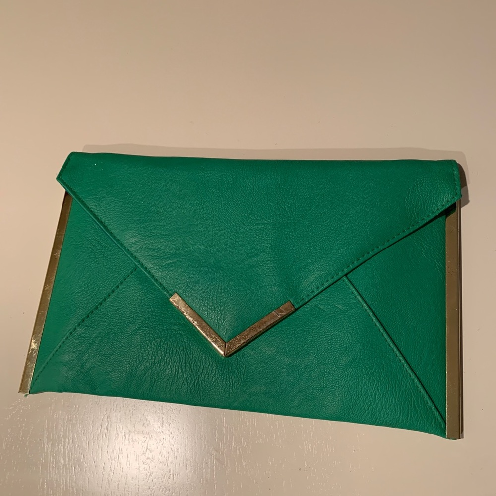 Green Clutch Purse
